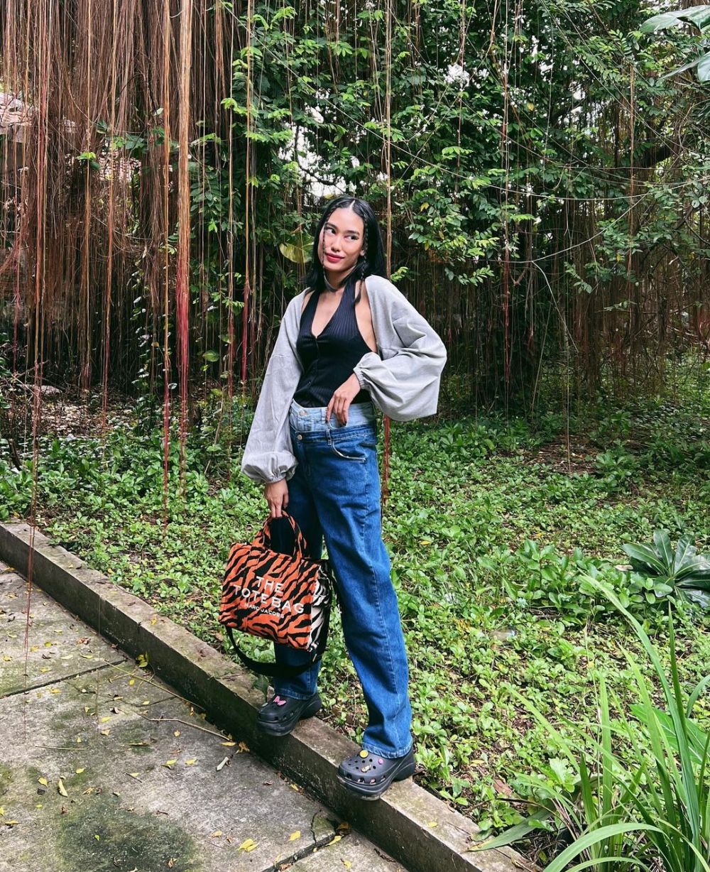 potret alika pamer baby bump © instagram