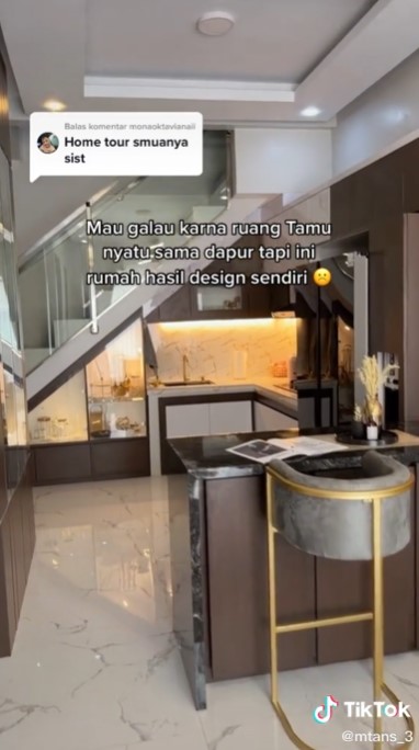 Perubahan rumah sempit jadi terlihat estetik © TikTok Perubahan rumah sempit jadi terlihat estetik © TikTok