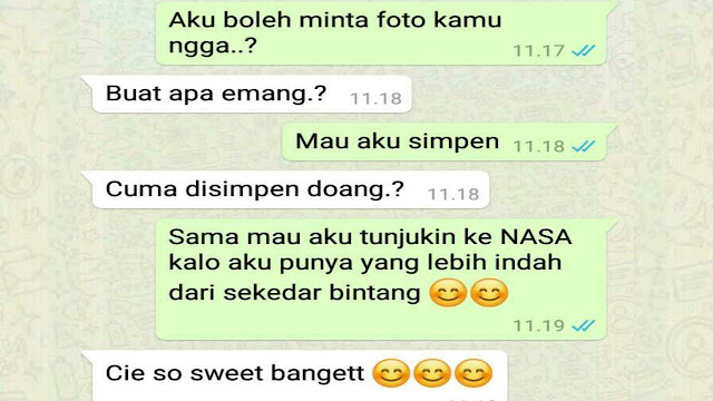 chat lucu merayu gebetan © berbagai sumber