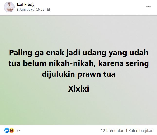 status baper bapak bapak © Facebook