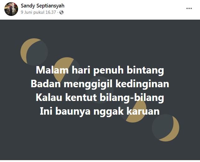 status baper bapak bapak © Facebook