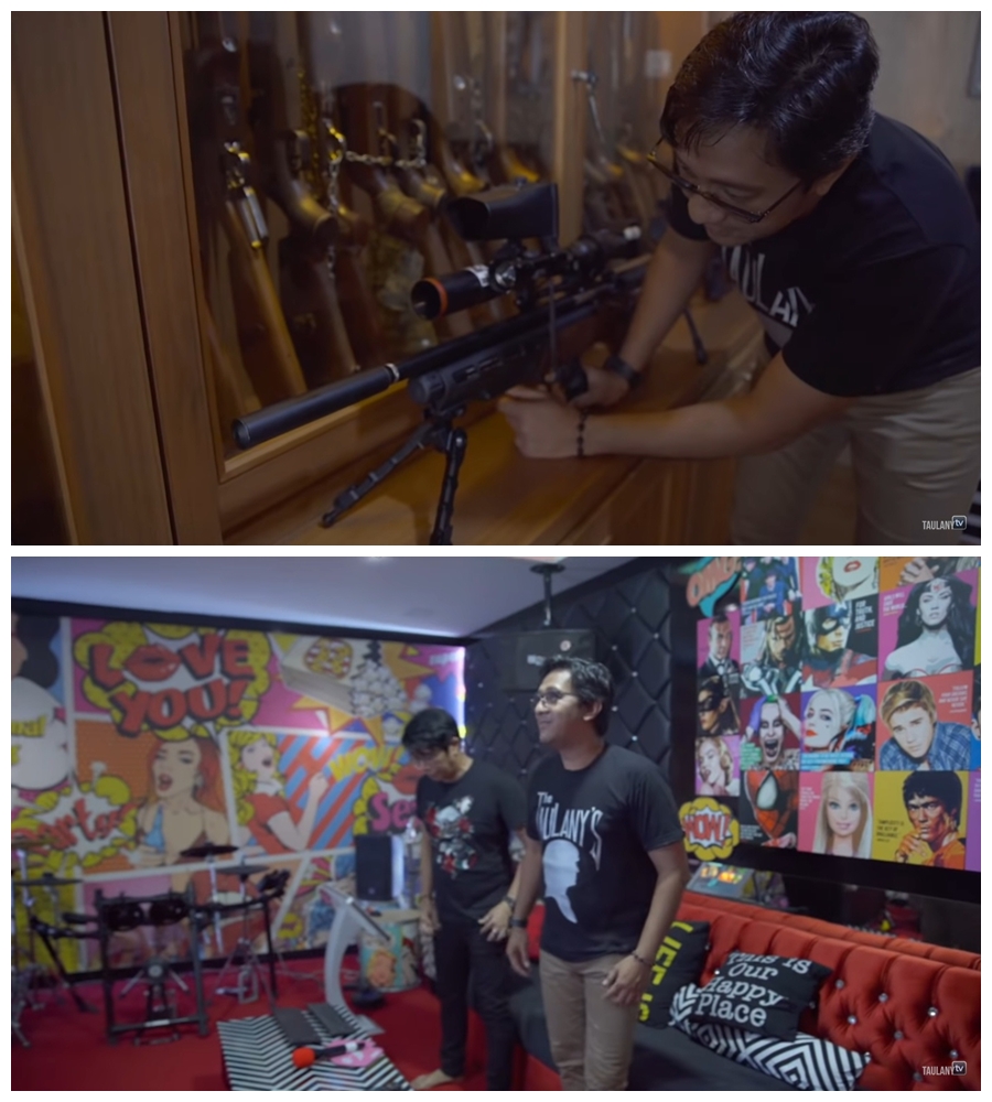 Beda gaya rumah komedian © berbagai sumber