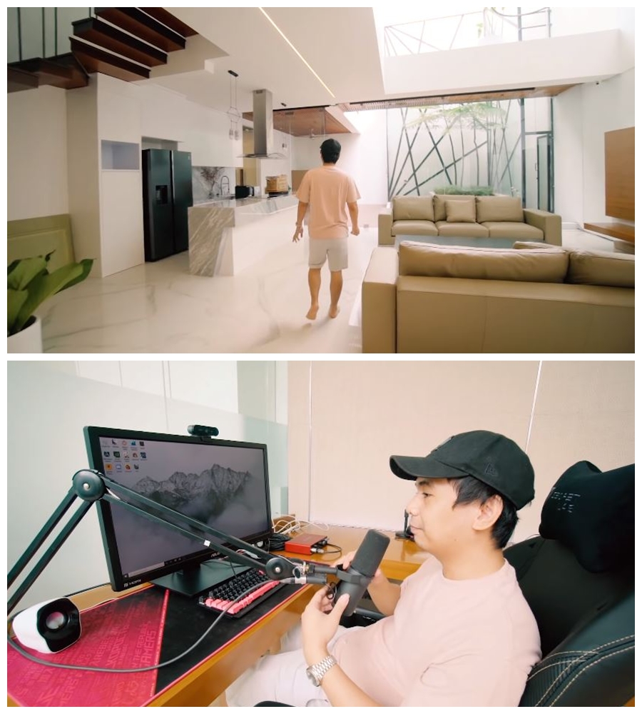 Beda gaya rumah komedian © berbagai sumber