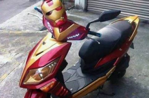 sepeda motor dikasih hiasan kocak © berbagai sumber