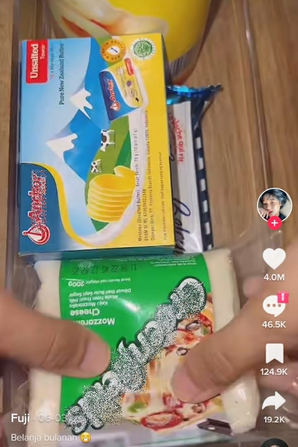 10 Cara Fuji menyimpan stok makanan di kulkas, rapi bak mini market