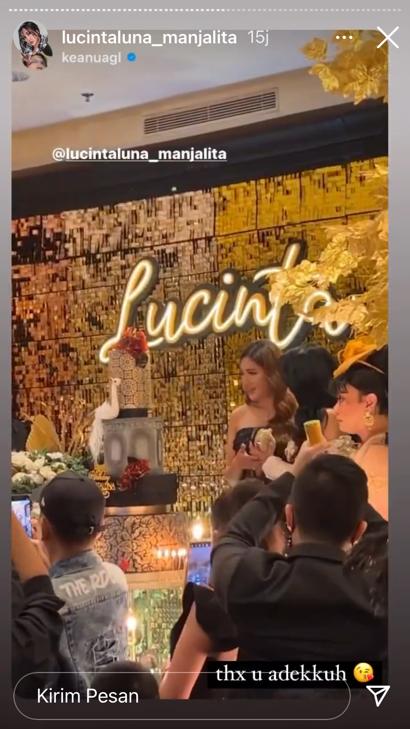 pesta ultah Lucinta Luna © Instagram/@lucintaluna_manjalita