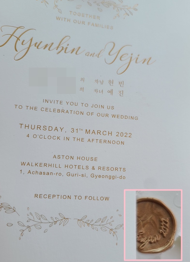 Simpel dan elegan, intip undangan pernikahan 7 seleb Korea