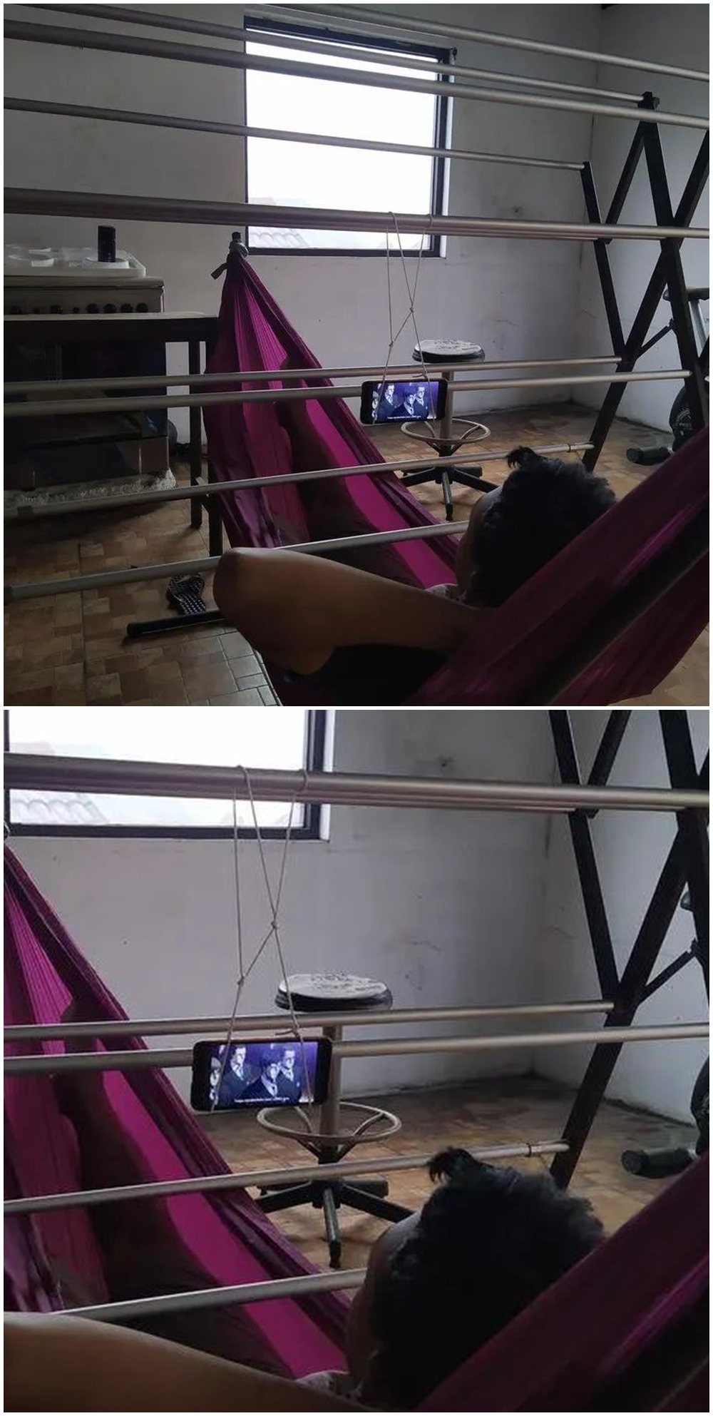 life hack nonton di HP © Instagram