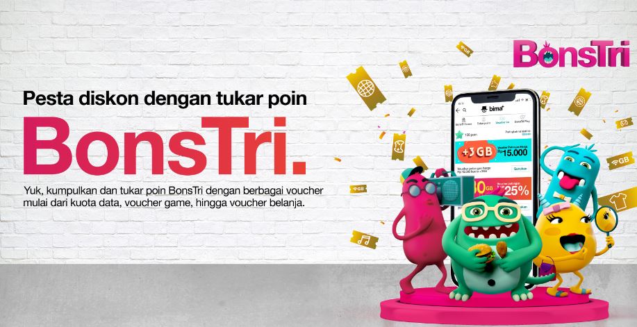 Cara tukar poin Tri © 2022 brilio.net