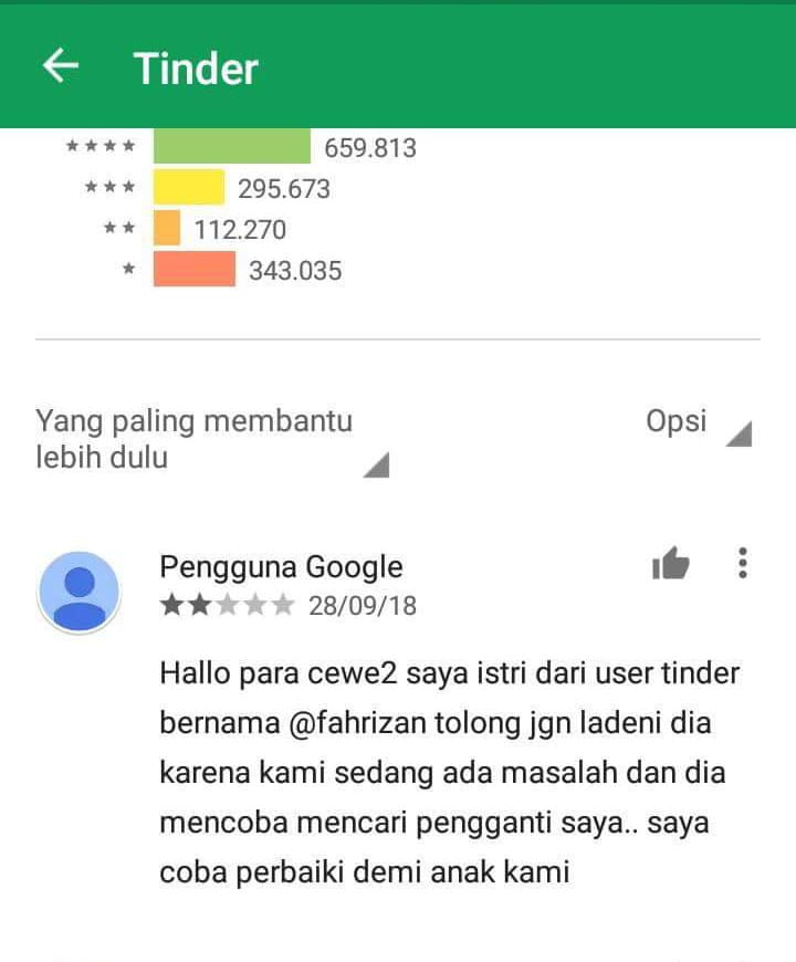 Curhatan lucu berkedok review di Playstore © berbagai sumber