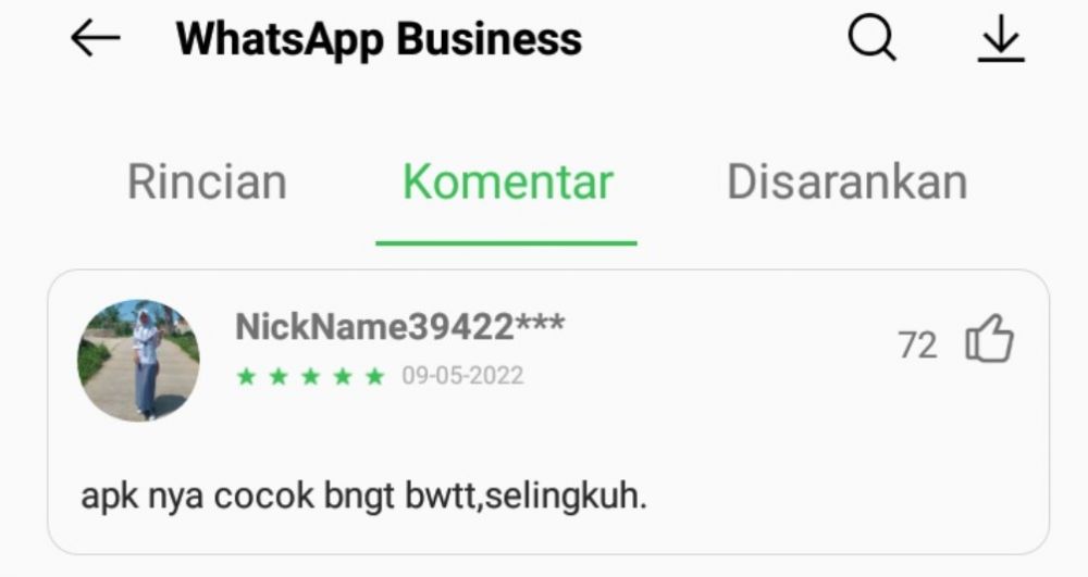 Curhatan lucu berkedok review di Playstore © berbagai sumber