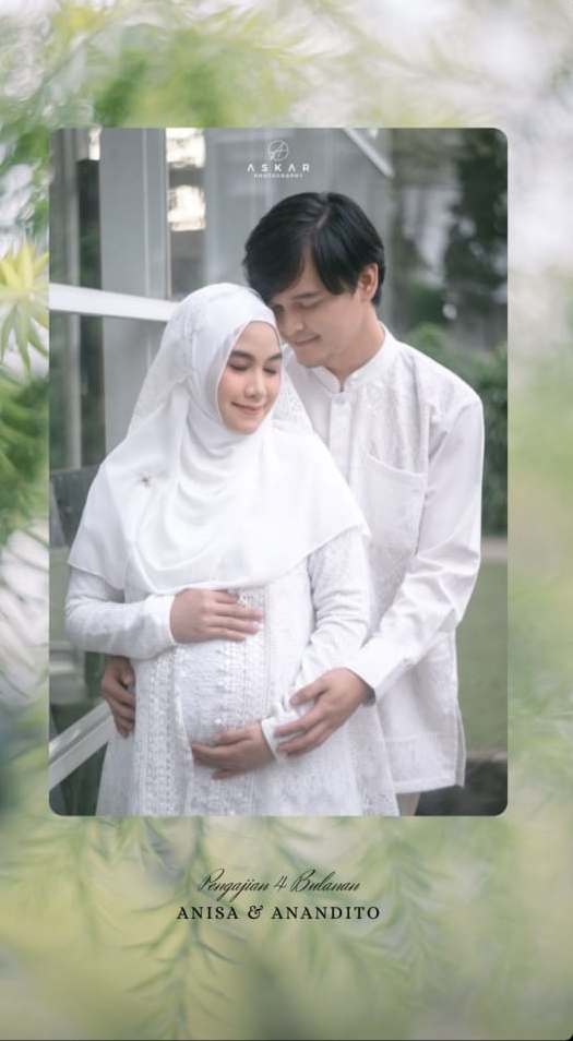 momen tasyakuran 4 bulanan Anisa Rahma © Instagram momen tasyakuran 4 bulanan Anisa Rahma © Instagram