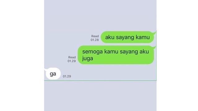 chat lucu cewek nolak halus © berbagai sumber