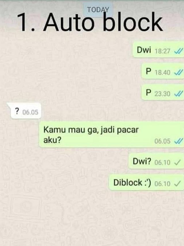 chat lucu cewek nolak halus © berbagai sumber