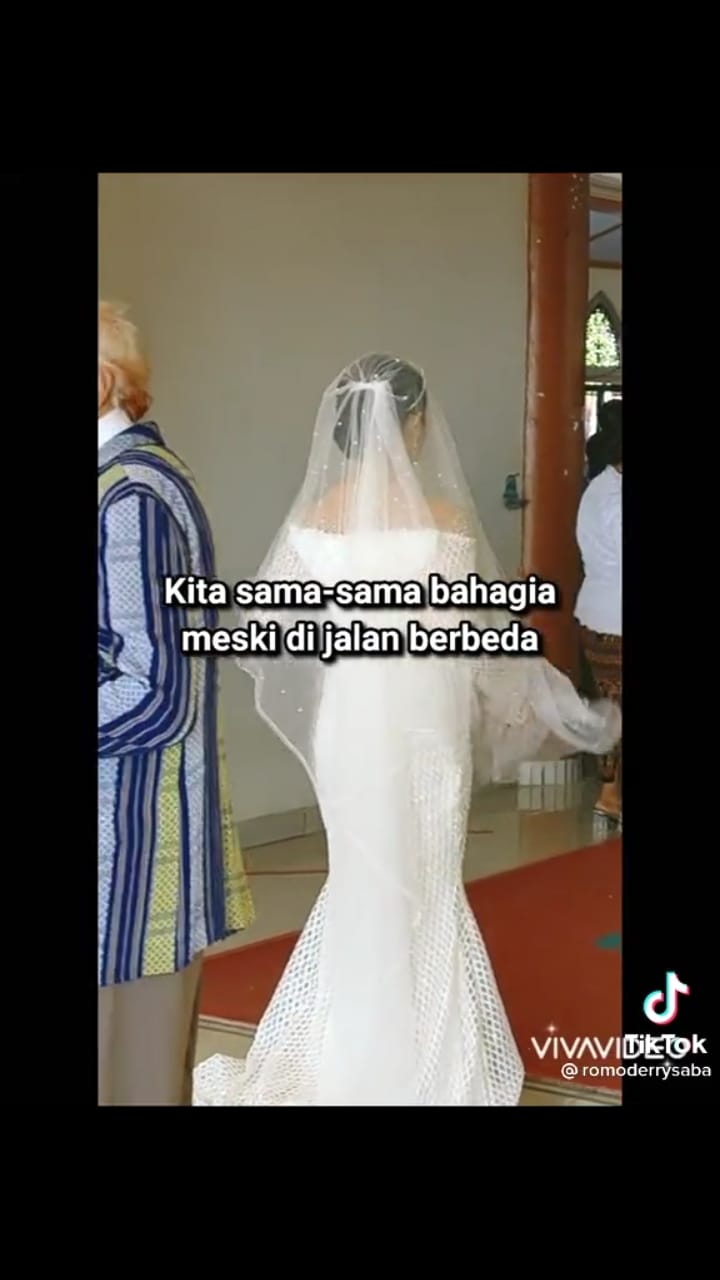 momen haru pastor menikahkan mantan pacar © TikTok