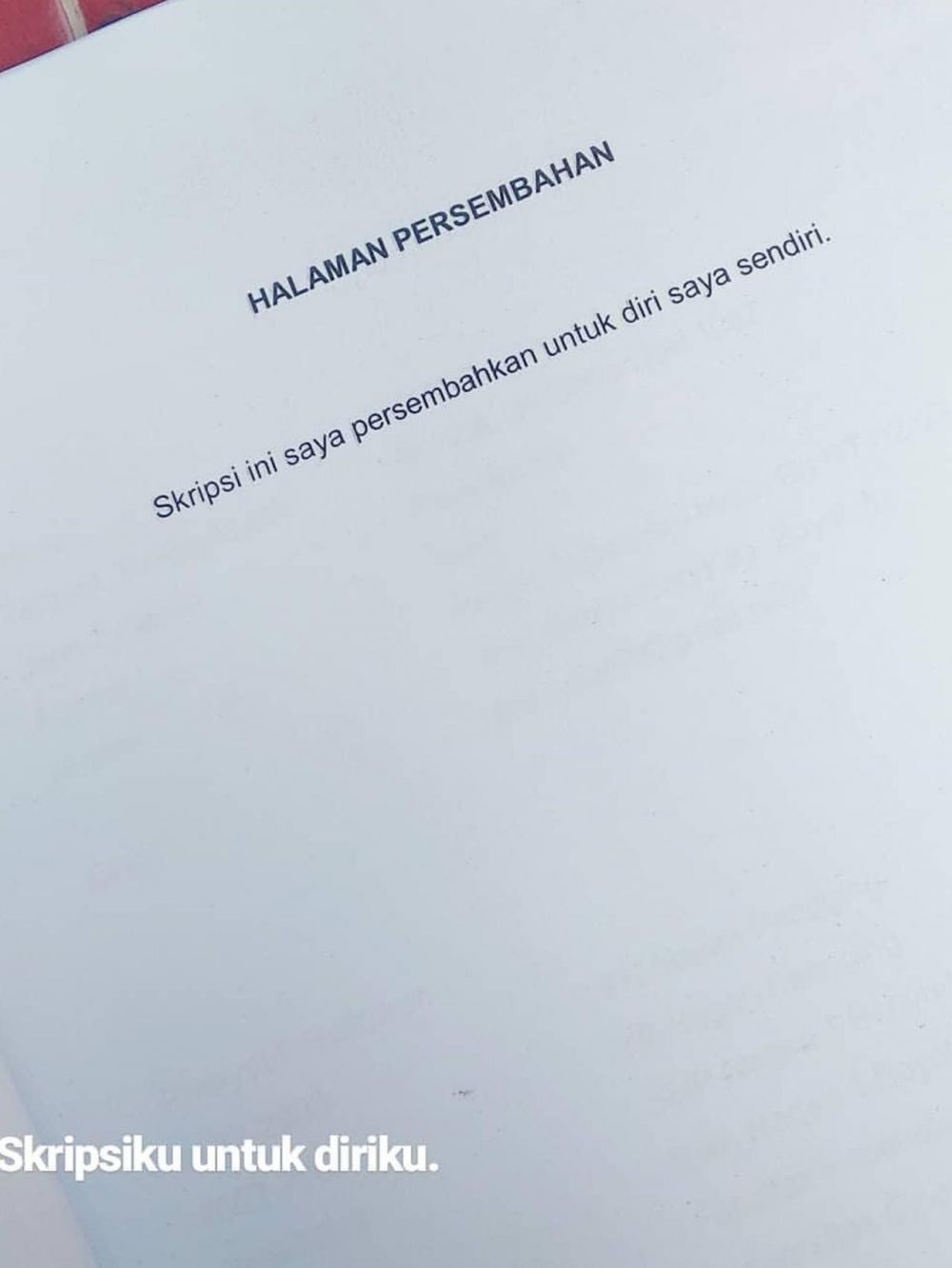 tulisan kocak di skripsi  © berbagai sumber