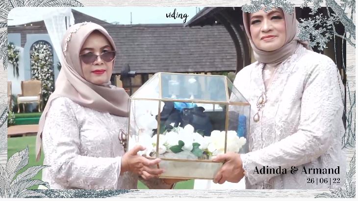 momen akad nikah adinda azani © YouTube momen akad nikah adinda azani © YouTube