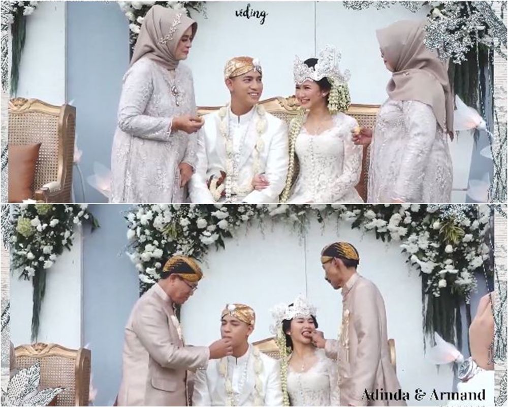 momen akad nikah adinda azani © YouTube