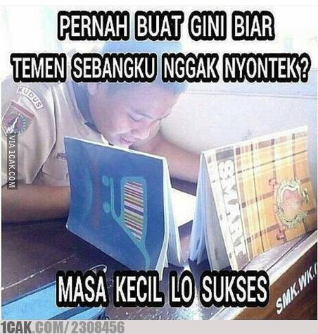 kenangan masa sekolah lucu © 1cak.com