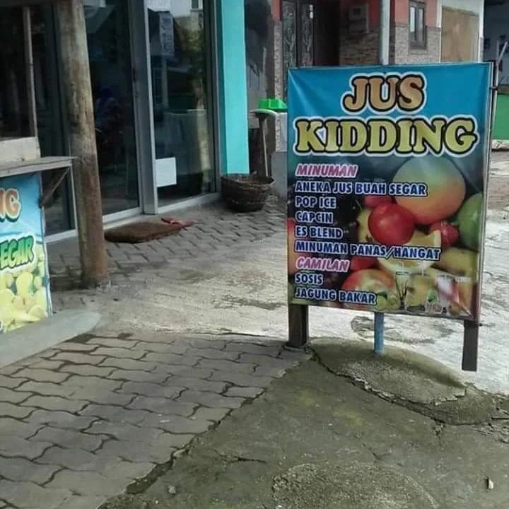 nama di barang dagang lucu pol © berbagai sumber nama di barang dagang lucu pol © berbagai sumber