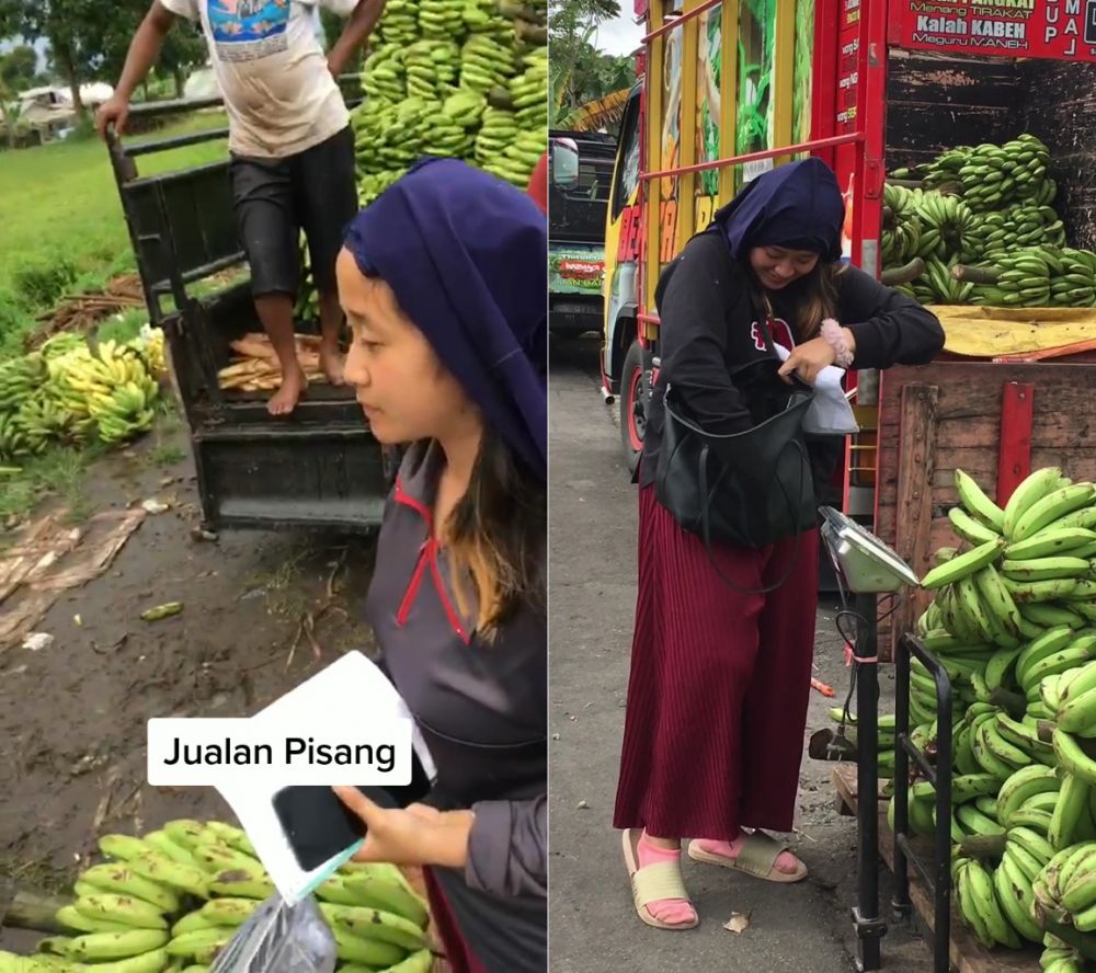Wanita lulusan UGM kini jualan pisang, sampai dikomen Ganjar Pranowo