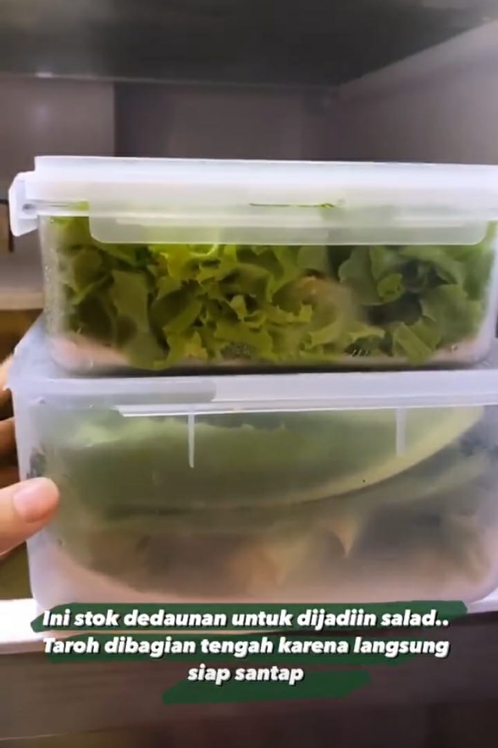 13 Cara Enno Lerian simpan bahan makanan buat seminggu, tinggal masak