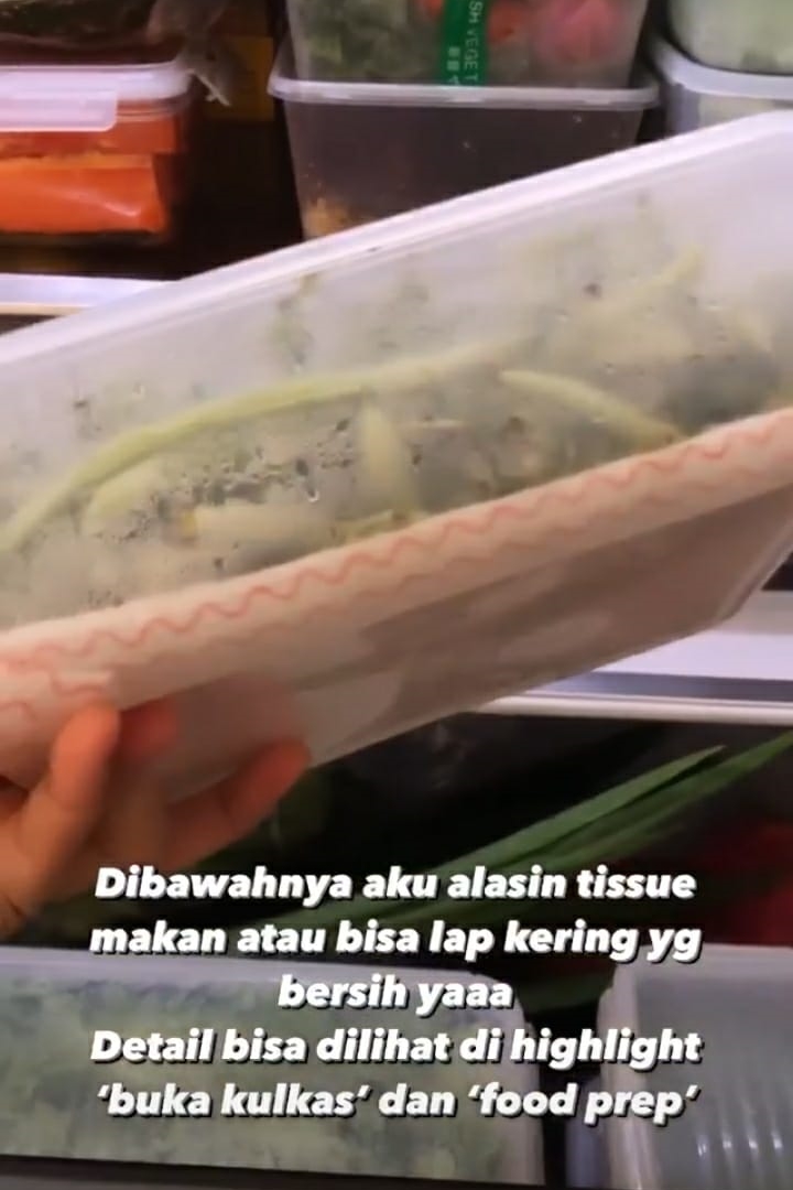 13 Cara Enno Lerian simpan bahan makanan buat seminggu, tinggal masak