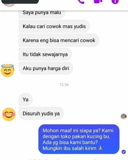 Chat salah sambung ke pacar orang Berbagai sumber