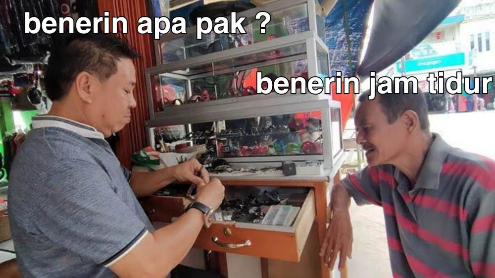 Momen keseharian dijadikan meme © berbagai sumber Momen keseharian dijadikan meme © berbagai sumber