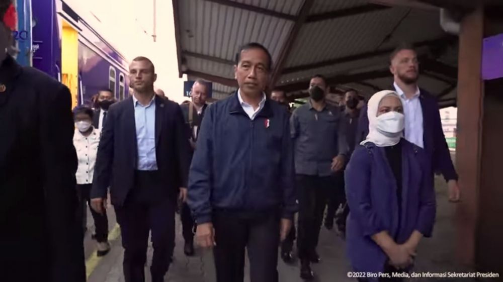 Misi perdamaian, 13 momen Jokowi dikawal menuju Ukraina lewat Polandia