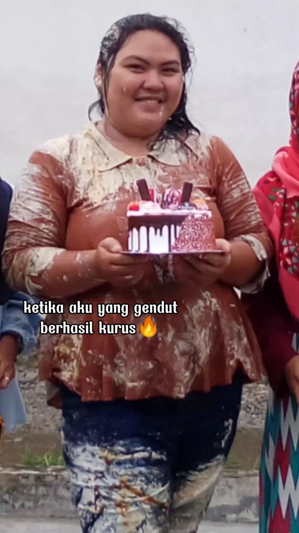 potret perubahan wanita diet © TikTok