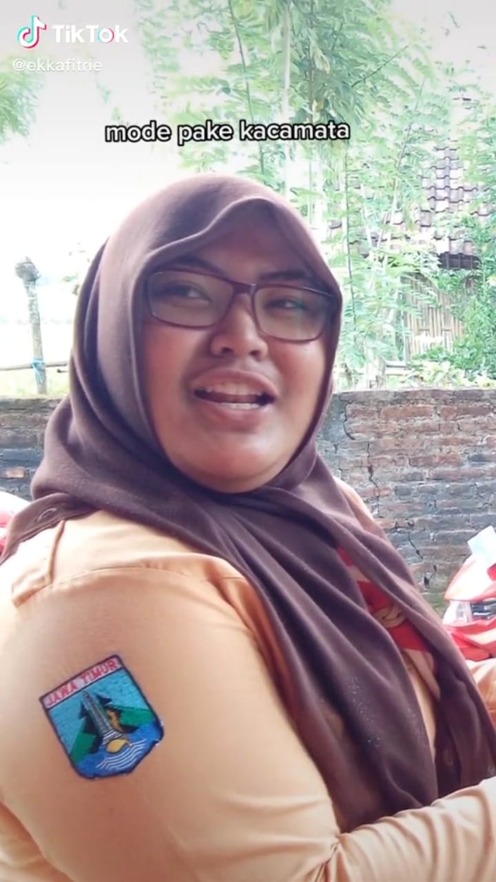 potret perubahan wanita diet © TikTok