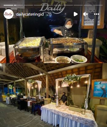 10 Hidangan di pernikahan Adinda Azani, komplet dan menggugah selera