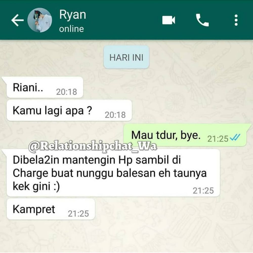 chat lucu cowok serba salah © berbagai sumber