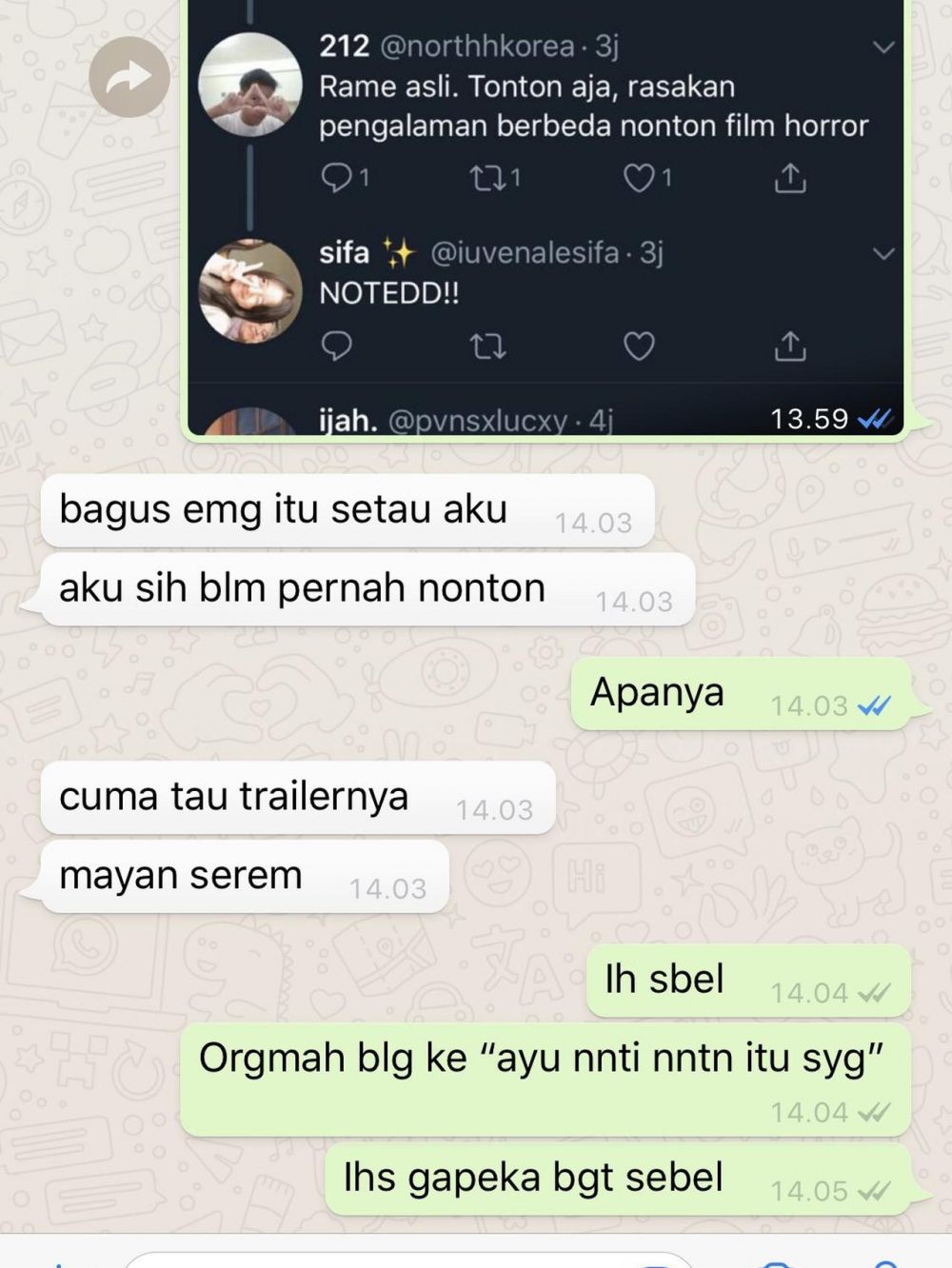 chat lucu cowok serba salah © berbagai sumber