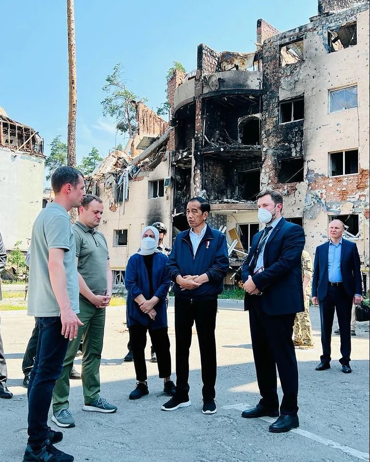 Jokowi di Ukraina © Instagram/@jokowi Jokowi di Ukraina © Instagram/@jokowi