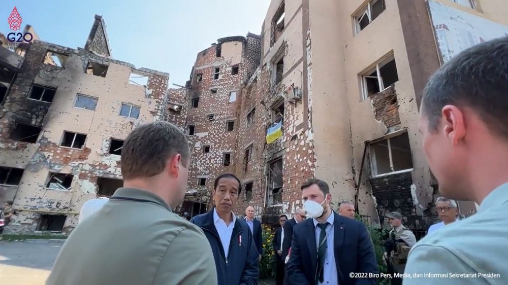 Jokowi di Ukraina © Instagram/@jokowi Jokowi di Ukraina © Instagram/@jokowi