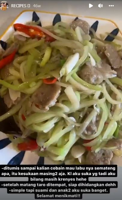 11 Kreasi sayur ala Ashanty, bisa jadi menu hemat dan mudah dibuat