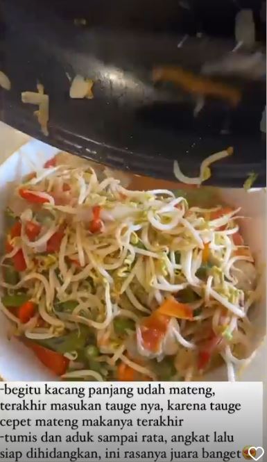 11 Kreasi sayur ala Ashanty, bisa jadi menu hemat dan mudah dibuat