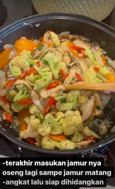 11 Kreasi sayur ala Ashanty, bisa jadi menu hemat dan mudah dibuat