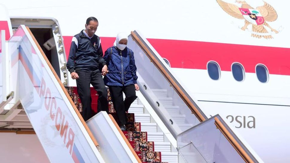9 Momen Jokowi tiba di Moskow Rusia, lanjutkan misi perdamaian