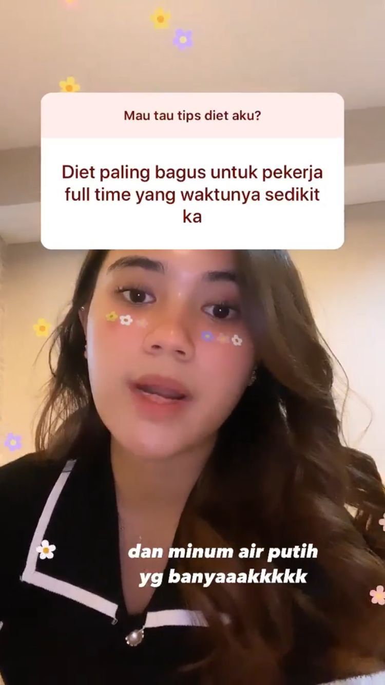 10 Makanan dan minuman dikonsumsi Audi Marissa, jaga bobot ideal