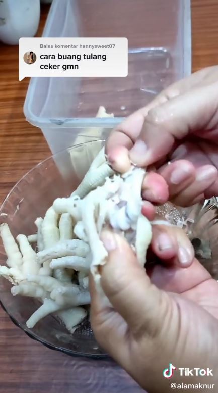 7 Cara praktis pisahkan tulang ceker sebelum diolah, cepat & antigagal