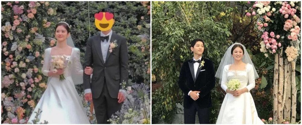 beda gaun song hye-kyo dan jang na-ra © berbagai sumber