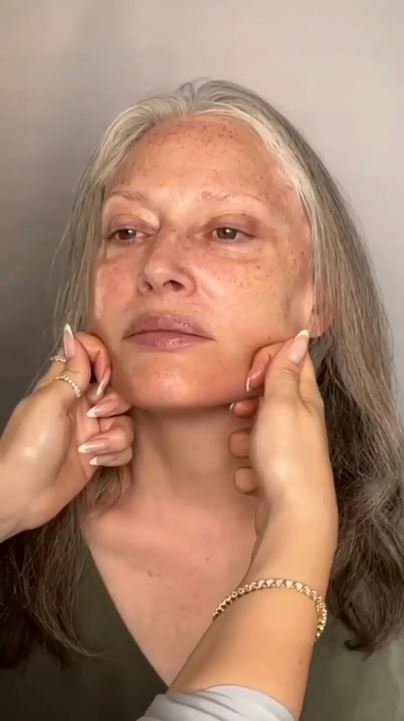 transformasi makeup nenek © berbagai sumber