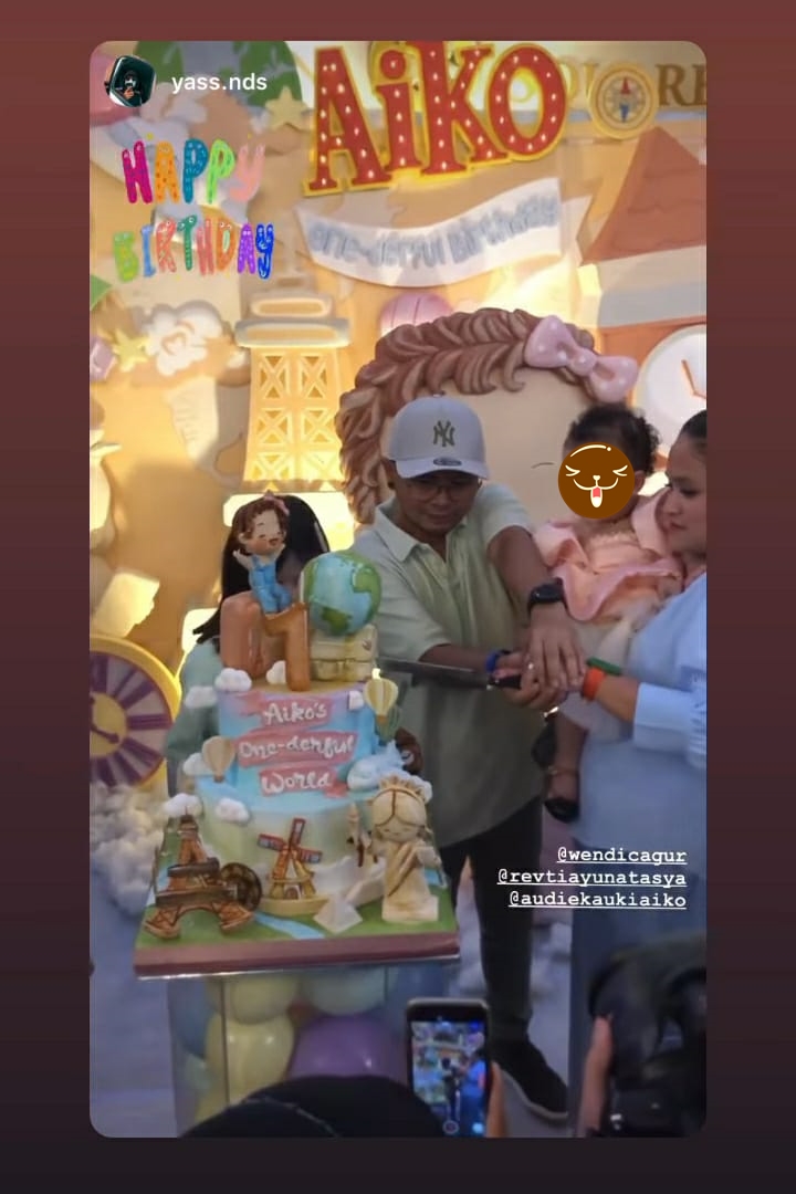 13 Inspirasi kue ultah ketiga Wendy Cagur, bentuknya unik dan lucu