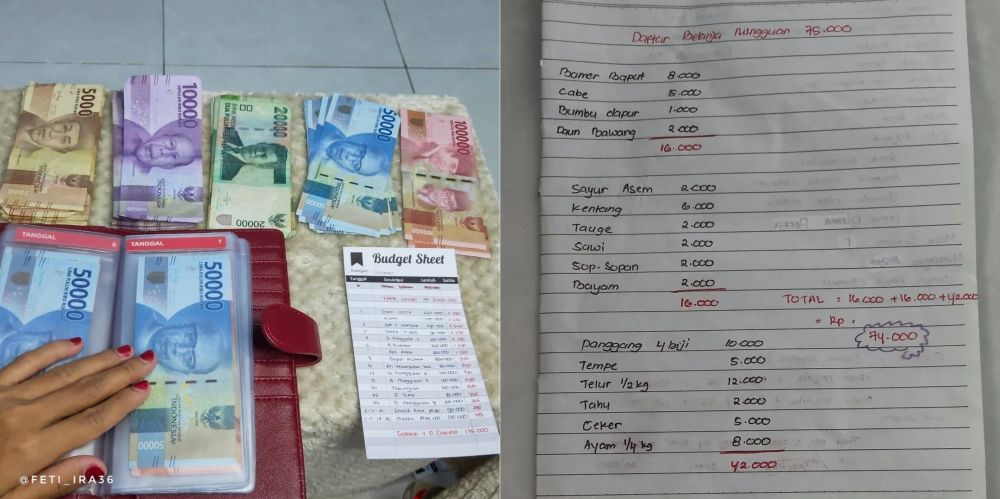 Ibu Rumah Tangga ini belanja harian habis Rp 10 ribu, dapat 3 menu