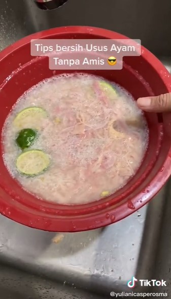 10 Cara mudah membersihkan usus ayam, bebas amis