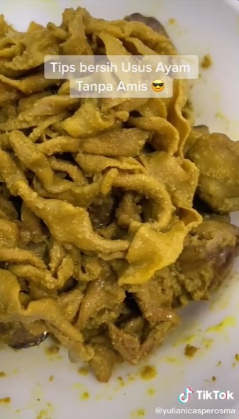 10 Cara mudah membersihkan usus ayam, bebas amis