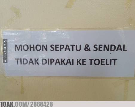 petunjuk ke toilet bikin salah fokus © berbagai sumber petunjuk ke toilet bikin salah fokus © berbagai sumber